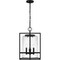 Quoizel Damien 4-Light Earth Black Pendant DMN1514EK - alternate 4